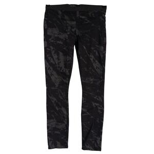 Helmut Lang Skinny Pants Jeggings Sz 28 Terra Print Denim Black Multi Pull On